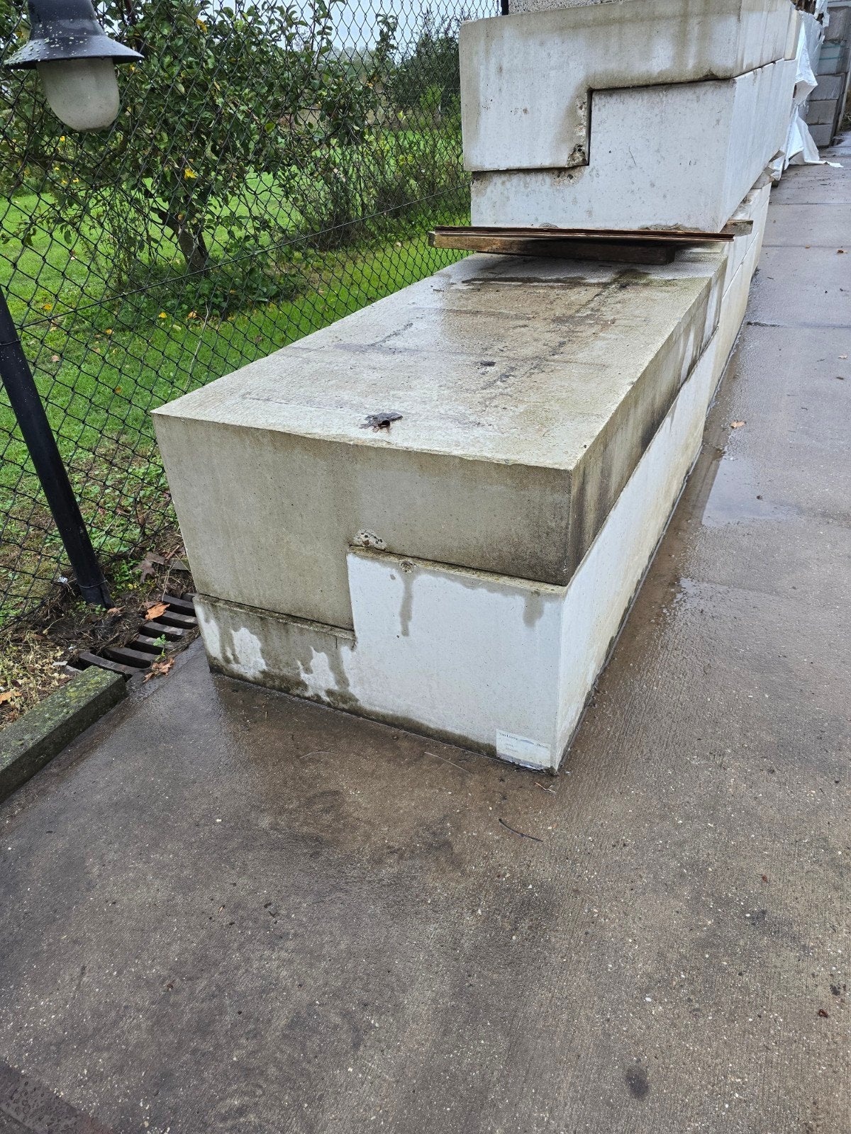 Betonnen traptreden 11 stuks, Ophalen, 40 tot 60 cm, Overige typen, Nieuw