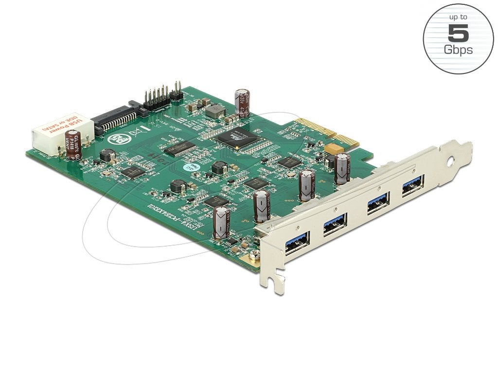 Quad Channel 4-port (1-port x 4) USB 3.0 to PCI Express x4, Computers en Software, Netwerkkaarten, Facturen@maascomputers.nl, Ophalen of Verzenden