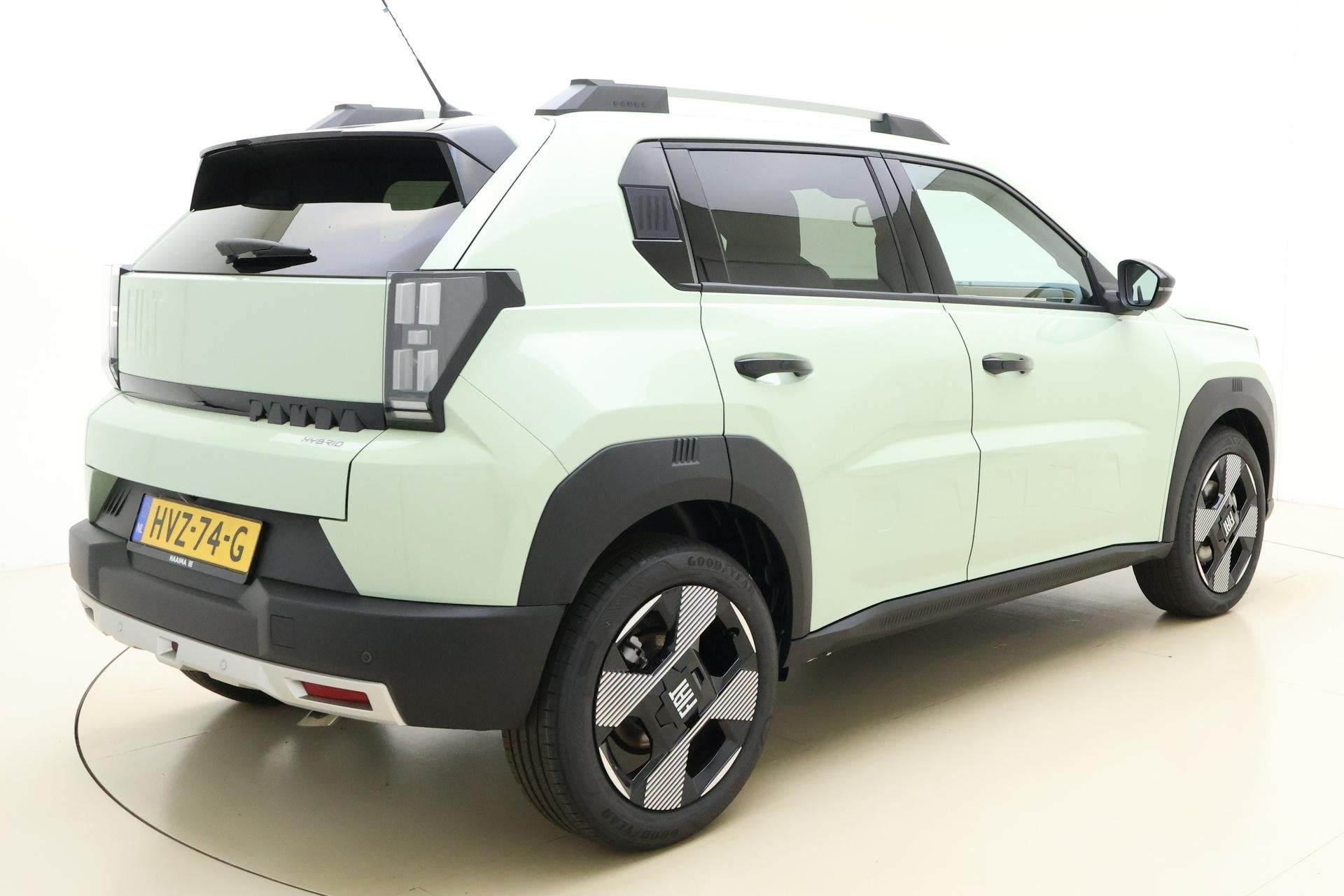 Fiat Grande Panda 1.2 Hybrid La Prima Automaat | NIEUW MODEL, Auto's, Fiat, Stof, Origineel Nederlands, Bedrijf, 3 cilinders