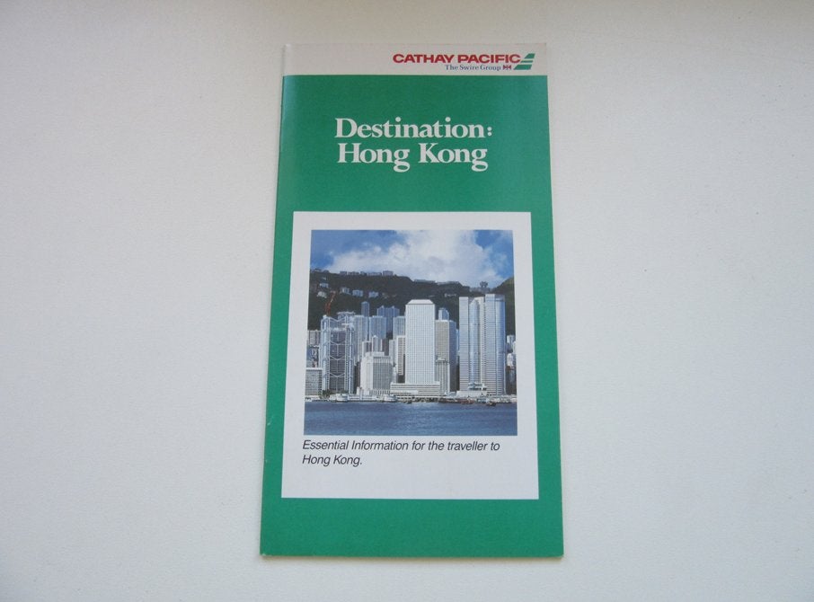 Cathay Pacific Destination Hong Kong, Verzamelen, Verzenden, Zo goed als nieuw, Schaalmodel
