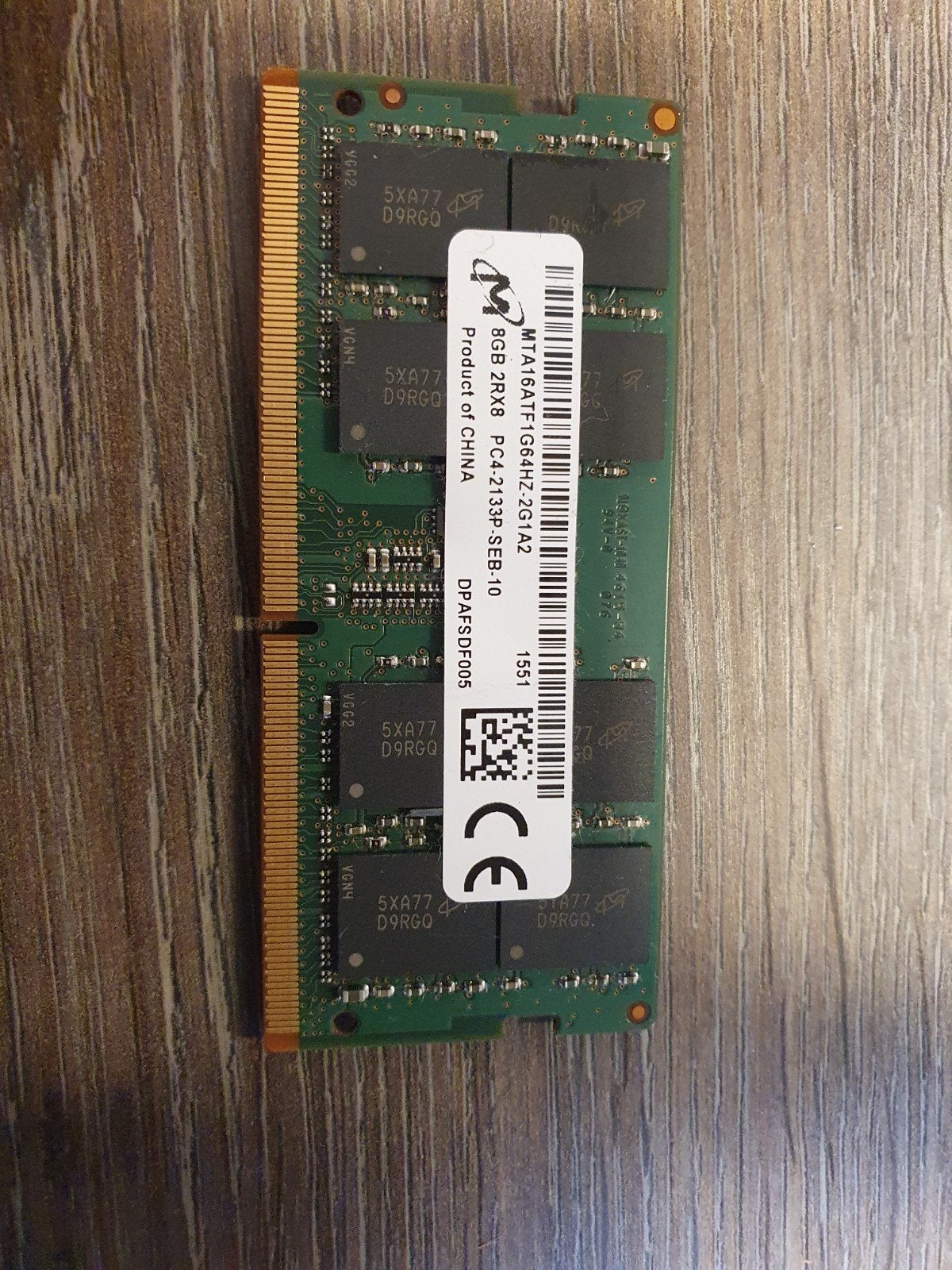 Micron 8GB DDR4 RAM module voor laptop (PC4-2133P), DDR4, 8 GB, Nieuw, Ophalen of Verzenden