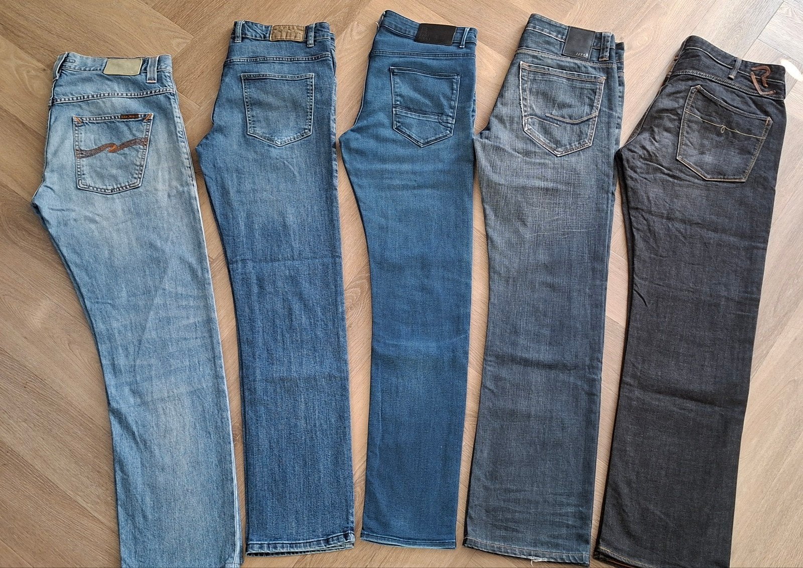 5 stuks Jeans mt 32/32, Kleding | Heren, Ophalen, Gedragen, Overige kleuren, W32 (confectie 46) of kleiner