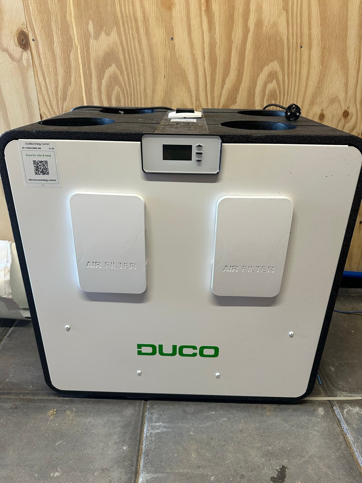 Duco Ducobox Energy Comfort D325 Ventilatie-unit, Ophalen, Nieuw, Ventilator en Afzuiger