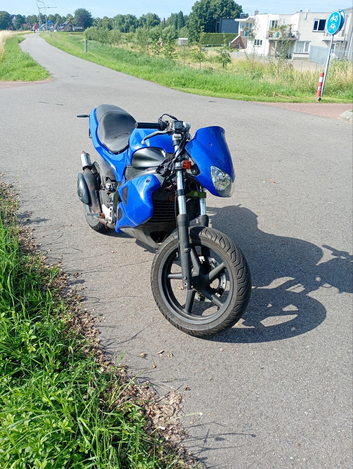 Blauwe Gilera dna, Ophalen, Gebruikt, Maximaal 45 km/u, Onbekend