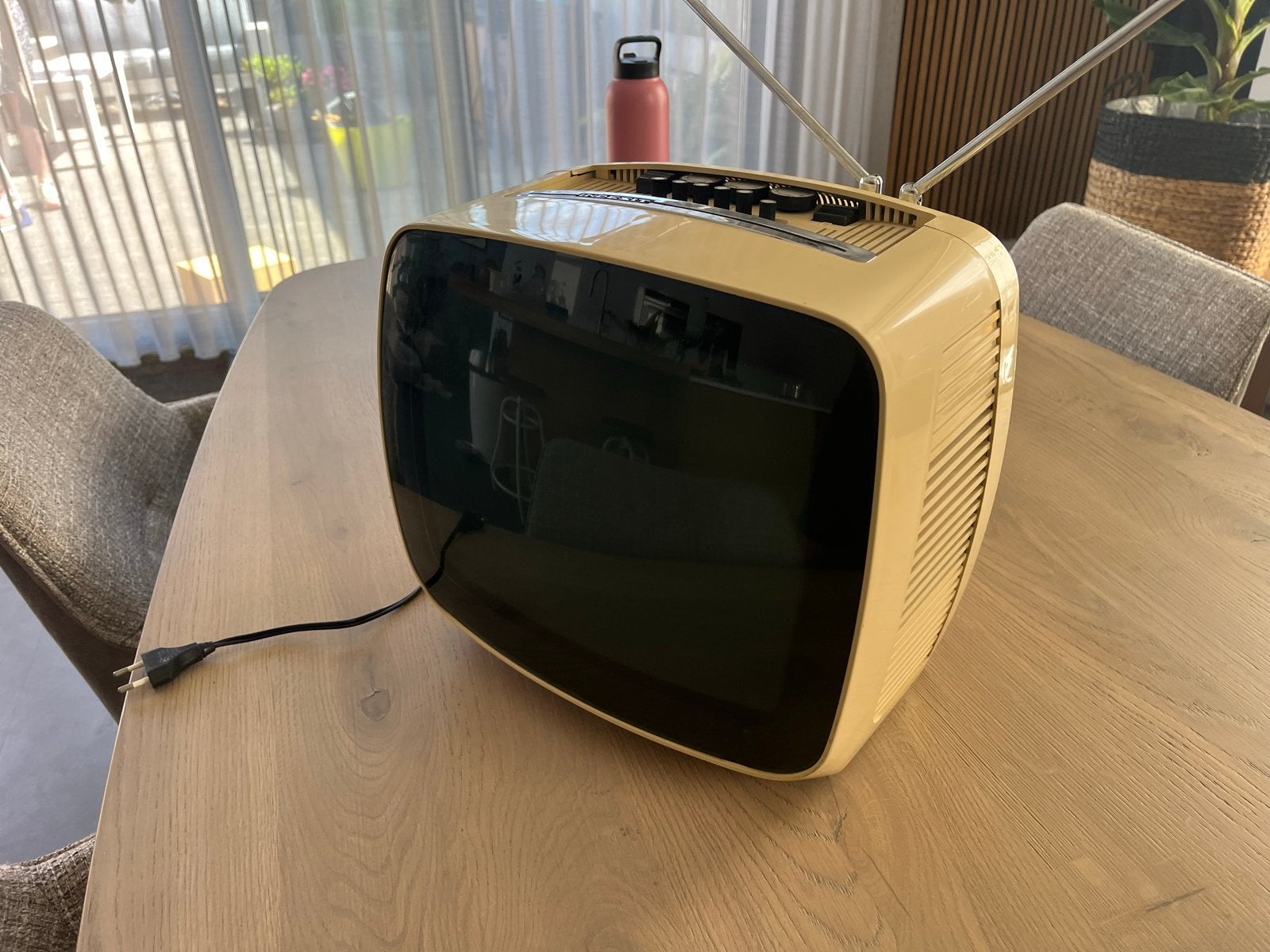 Indesit TV Space Age Vintage, Audio, Tv en Foto, Vintage Televisies, Ophalen of Verzenden, Gebruikt, Minder dan 40 cm, Overige merken