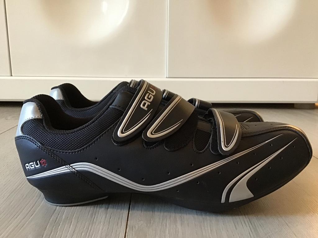 Nieuwe AGU RS300 WIELRENSCHOENEN ZWART maat 47, Fietsen en Brommers, Fietsaccessoires | Fietskleding, Zo goed als nieuw, Heren
