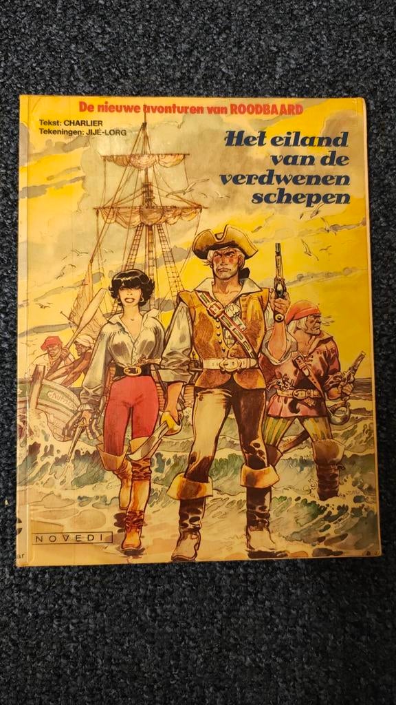 Roodbaard: Het Eiland van de Verdwenen Schepen (1984), Boeken, Stripboeken, Ophalen of Verzenden