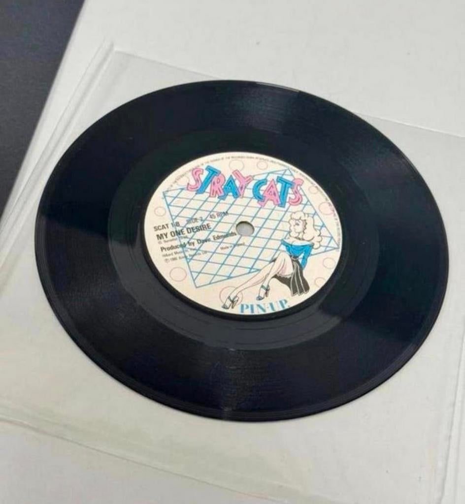 STRAY CATS Runaway Boys 7" Vinyl UK 1980 SCAT 1 Brian Setzer, Cd's en Dvd's, Vinyl Singles, Ophalen of Verzenden, Zo goed als nieuw