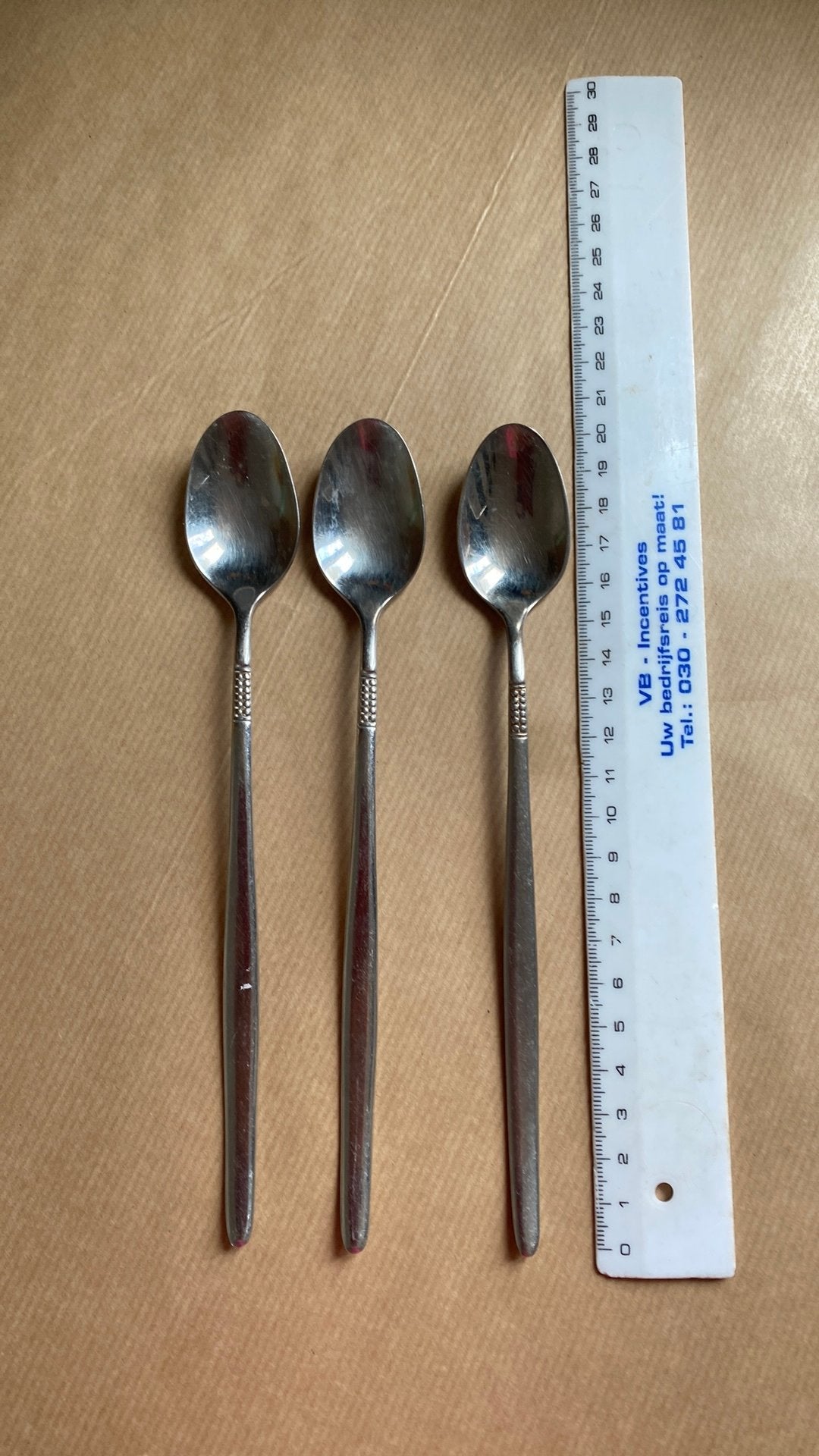 Wirths 18/10 germany kwastlepels 3x, Ophalen of Verzenden, Zo goed als nieuw, Rvs of Chroom