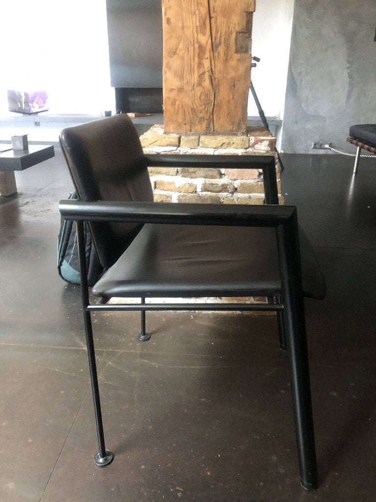 4 Originele Pastoe stoelen 80s zwart izgs, Ophalen, Gebruikt, Zwart, 70s 80s design