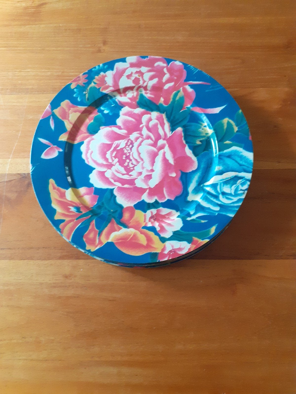 6 vrolijke borden met bloemenprint, Ophalen
