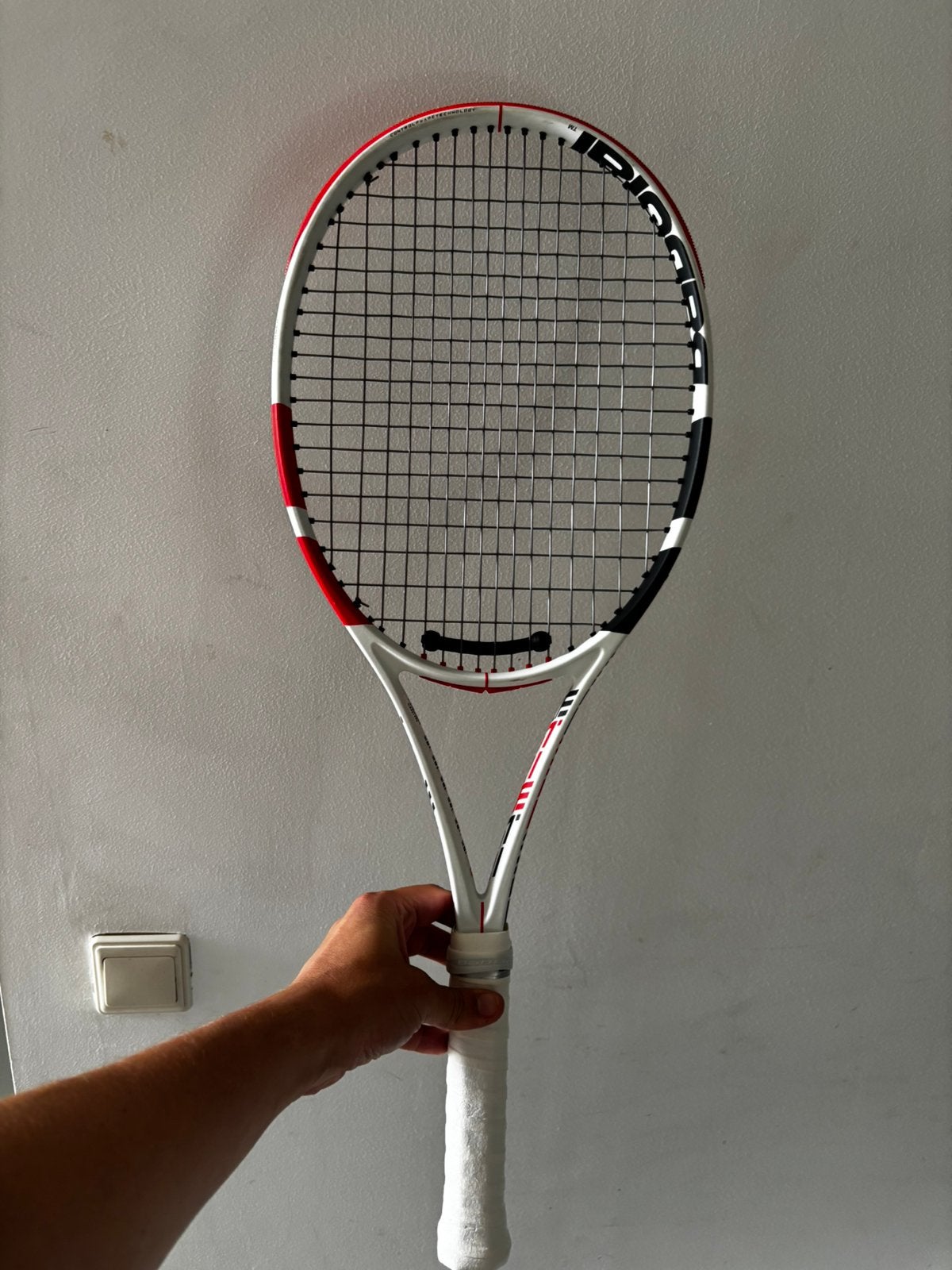 Babolat pure strike lite (265gr), Sport en Fitness, Tennis, Ophalen of Verzenden, Zo goed als nieuw, Racket, Babolat