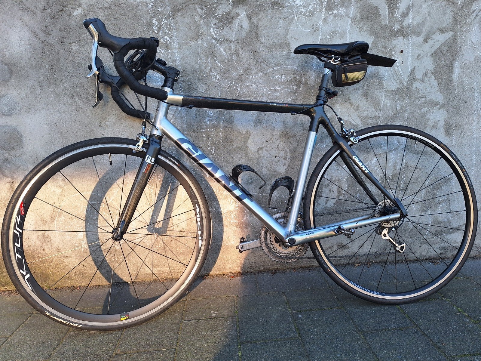 Giant TCR Alliance 1.0 racefiets - Shimano 105 - Maat L, Ophalen, 28 inch, Gebruikt, Velgrem