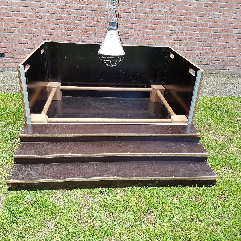 Werpkist te huur 120 x 89, Dieren en Toebehoren, Ophalen, Gebruikt, 110 cm of meer, Minder dan 65 cm