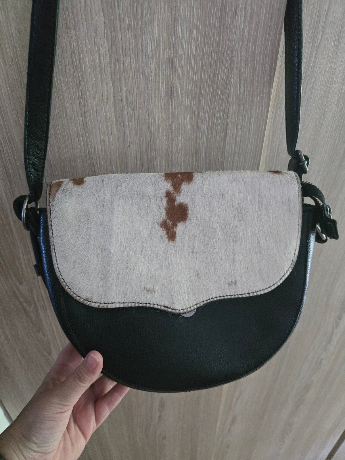 cowboysbag schouder tas, Ophalen of Verzenden, Zo goed als nieuw, Zwart