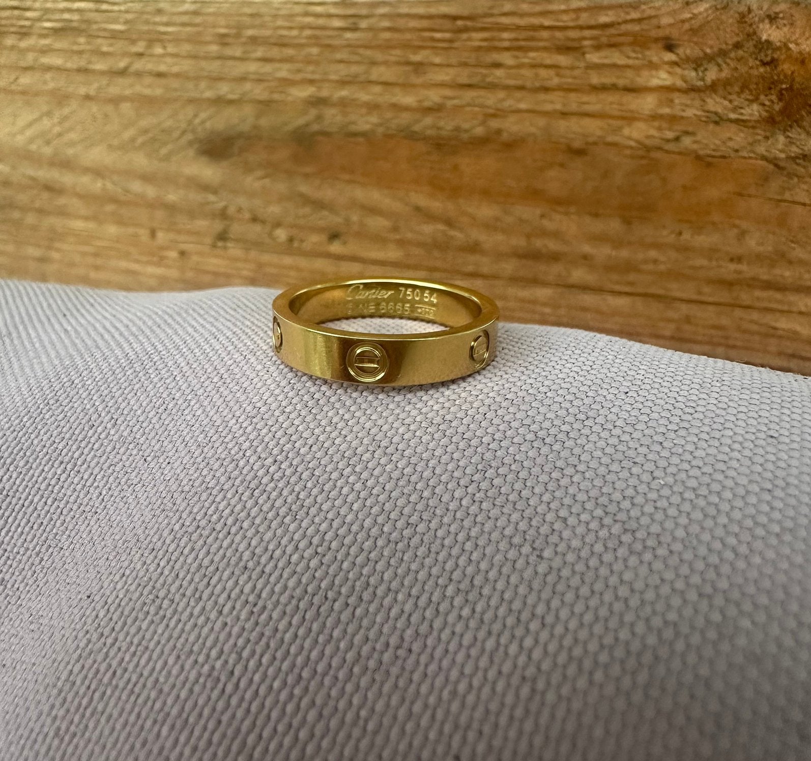 Cartier love ring NIEUW, Sieraden, Tassen en Uiterlijk, IJzer of Staal, Nieuw, Ophalen of Verzenden, Kleiner dan 17