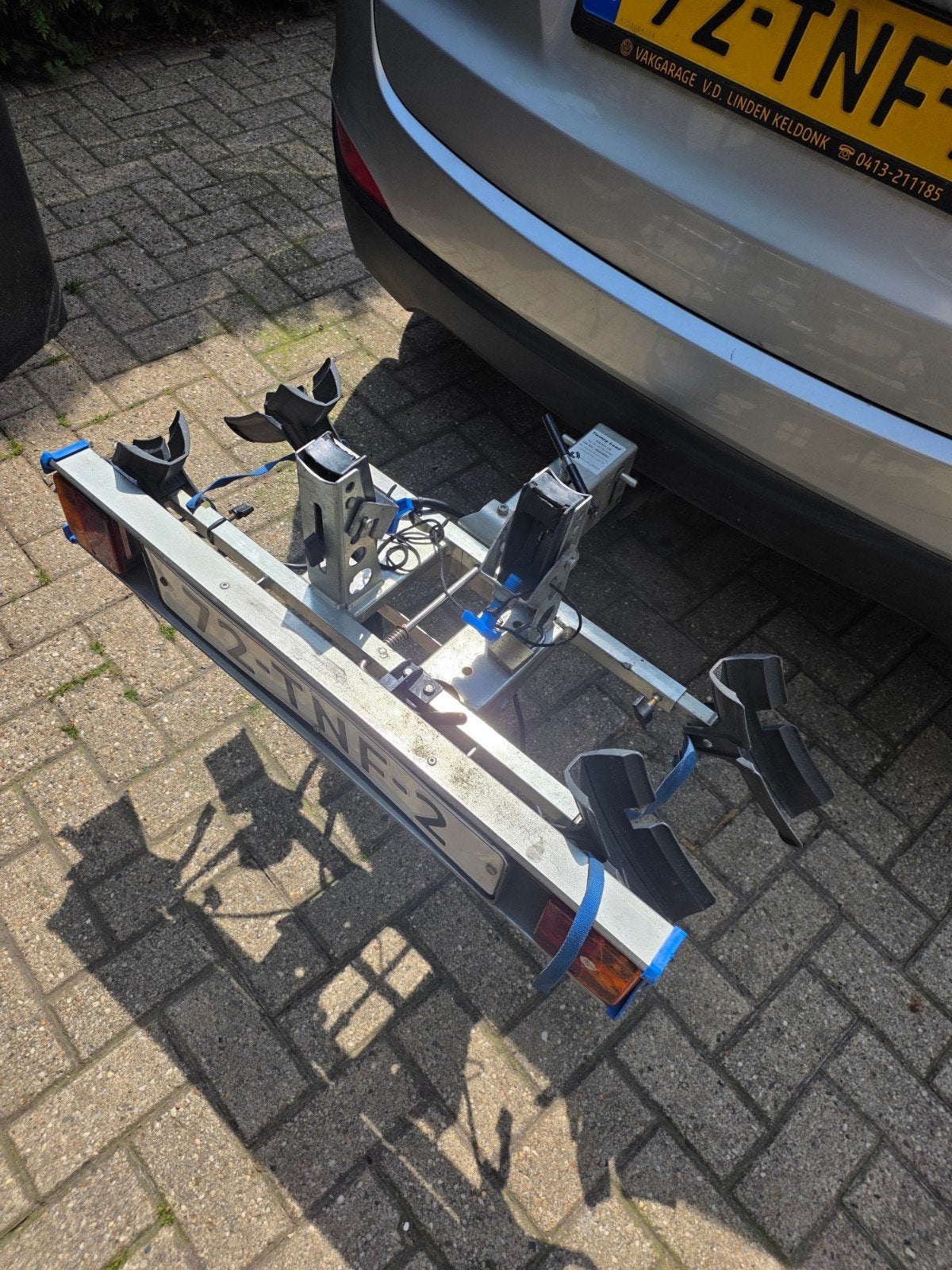 Fietsdrager Twinny Load SWING  = kantelbaar!, Auto diversen, Ophalen, Gebruikt, Trekhaakdrager