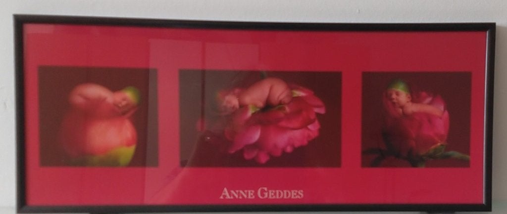 Anne Geddes Deco baby foto shoot poster, volgnr 26, Minder dan 50 cm, Gebruikt, Oorspronkelijke maker, Ophalen of Verzenden