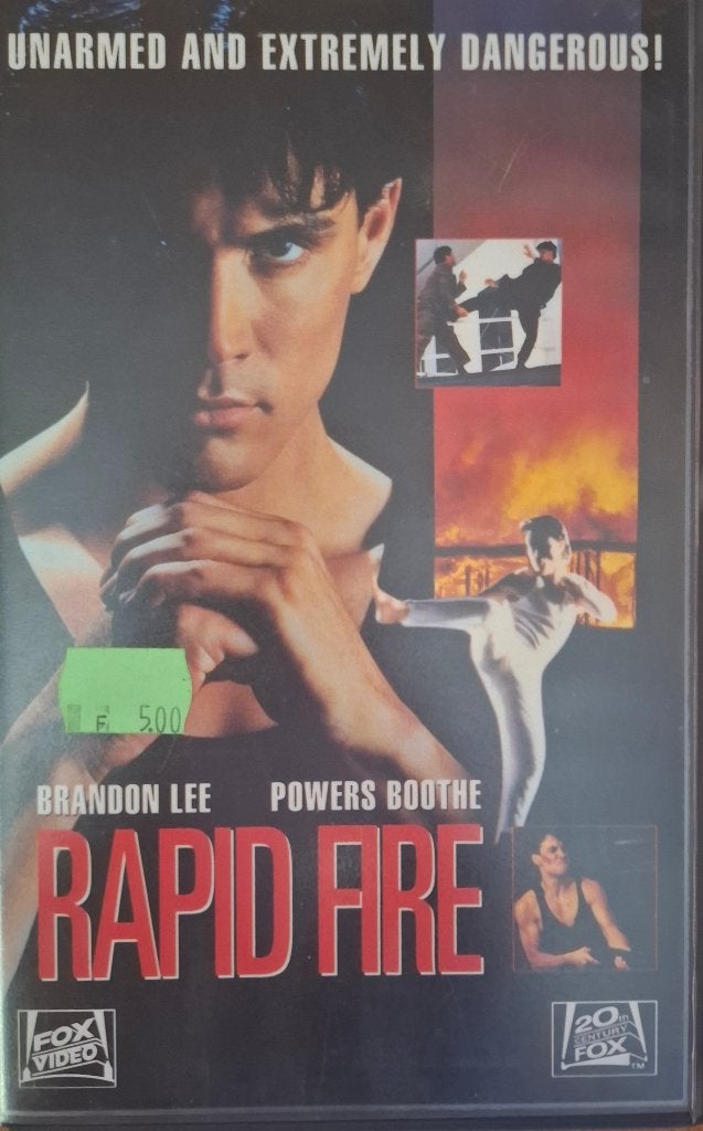 Rapid Fire - VHS - Fox Video, Cd's en Dvd's, Engels, Vanaf 16 jaar, Ophalen of Verzenden, Zo goed als nieuw