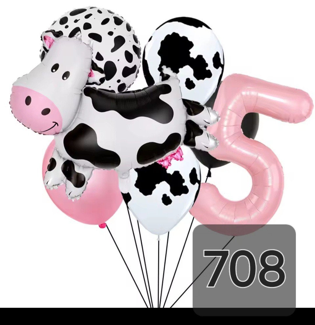 Nieuwe Koeienprint Ballonnen Set - Feestdecoratie, Ophalen of Verzenden, Nieuw, Versiering, Verjaardag