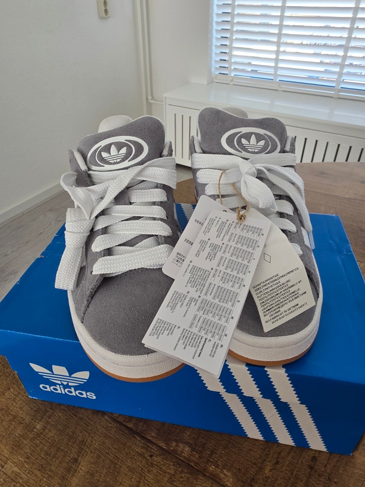 Adidas Campus 00s J HQ6507 - Grijs/Wit Sneakers Maat 36, Kleding | Heren, Schoenen, Wit, Ophalen of Verzenden, Sneakers of Gympen