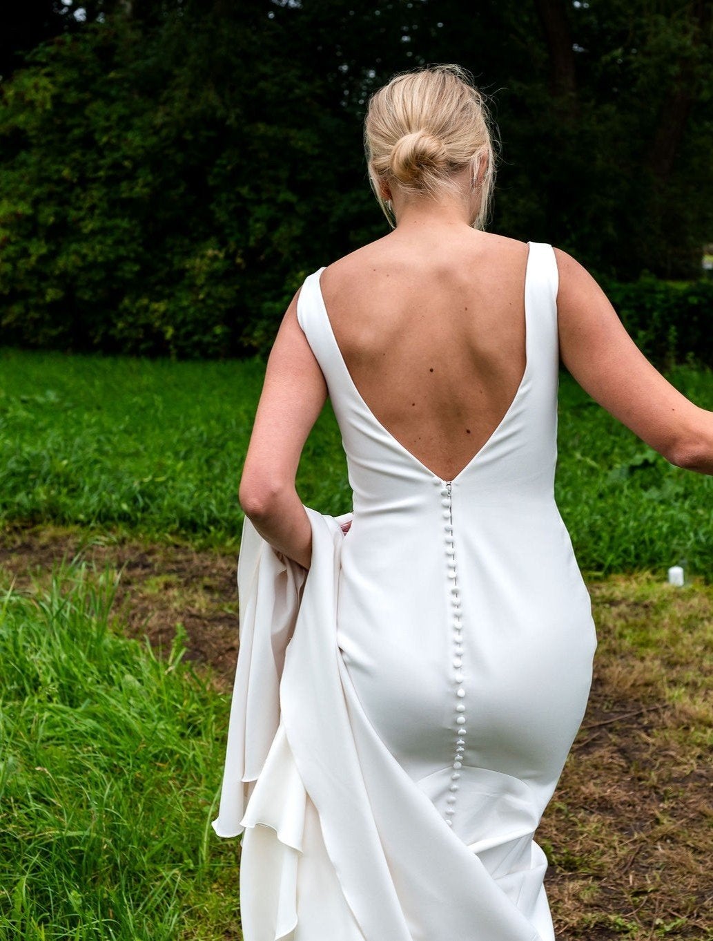 Pronovias trouwjurk (S/M), Ophalen, Trouwjurk, Wit, Pronovias