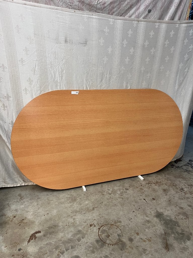 Partij B-keus ovale werkbladen buro bureau tafel werk blad, Doe-het-zelf en Verbouw, Platen en Panelen, Ophalen, Hout
