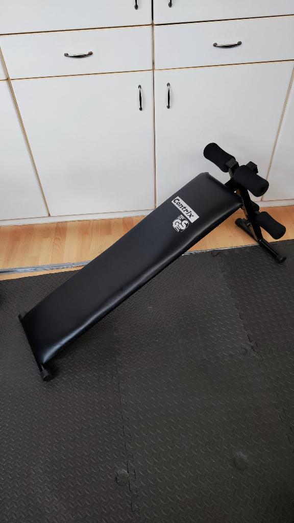 Bank buikspieren trainen, Sport en Fitness, Fitnessmaterialen, Ophalen, Gebruikt, Buik, Fitnessbank