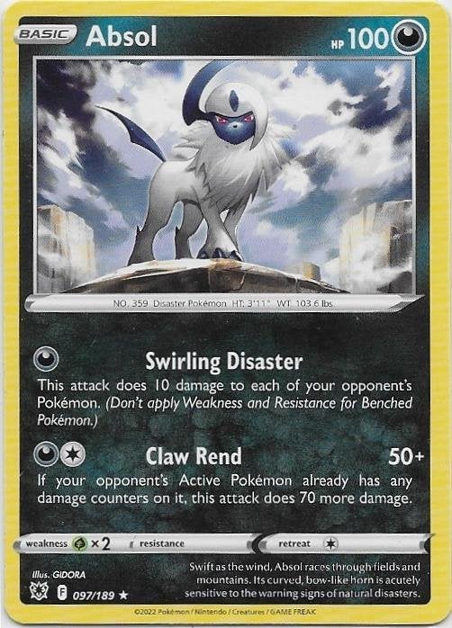 Astral Radiance,  Absol [rare] 97/196, Verzenden, Nieuw, Losse kaart