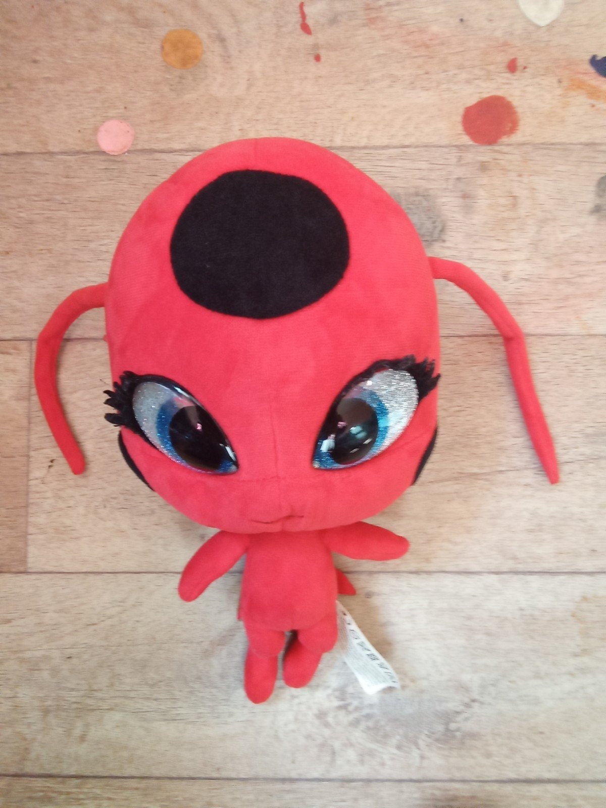 miraculous ladybug tikkie knuffel 30 cm, Ophalen of Verzenden, Nieuw, 104 of kleiner, Jongen of Meisje