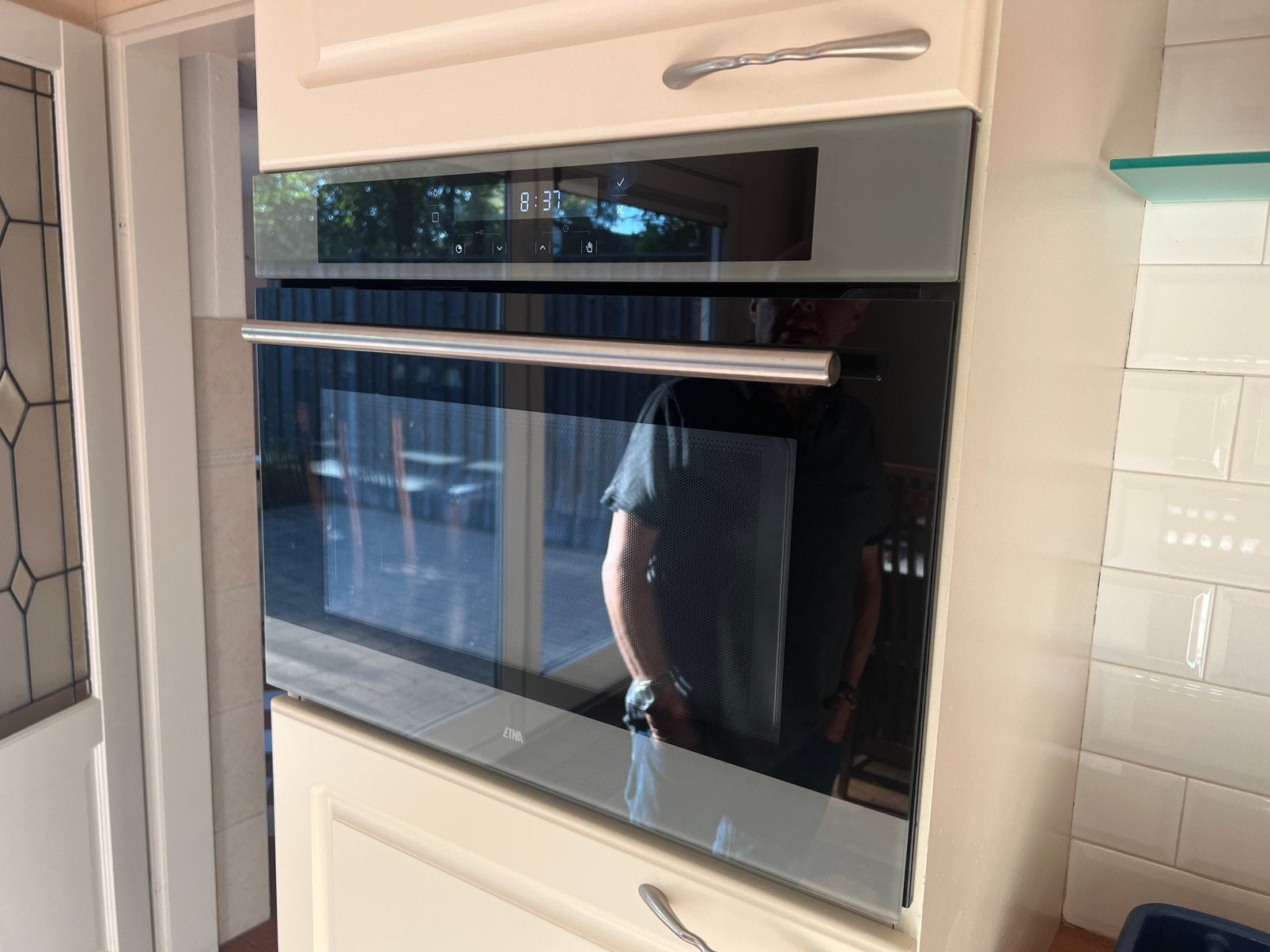 Etna CM751ZT combi oven met stoomfunctie 45 cm, Witgoed en Apparatuur, Ophalen, Etna, Hete lucht, Inbouw