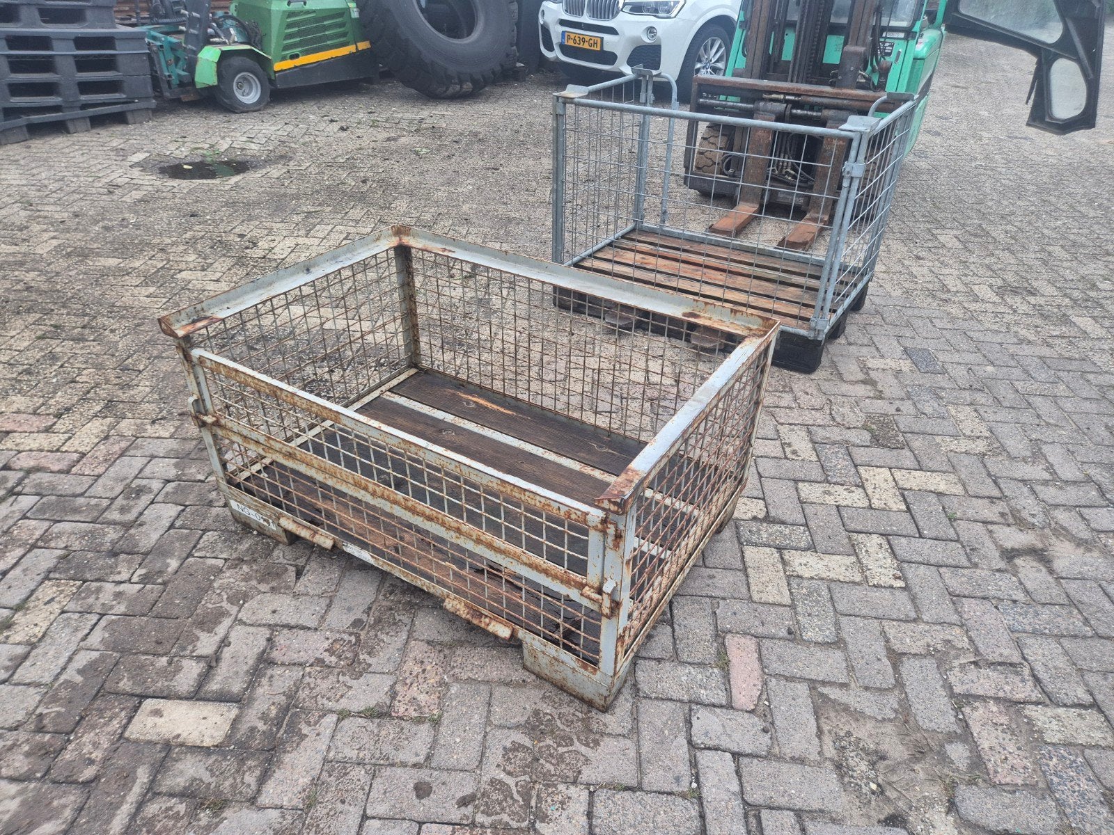 Gitterbox en gaaskooi, Gebruikt, 100 cm of meer, 60 cm of meer, Onbekend