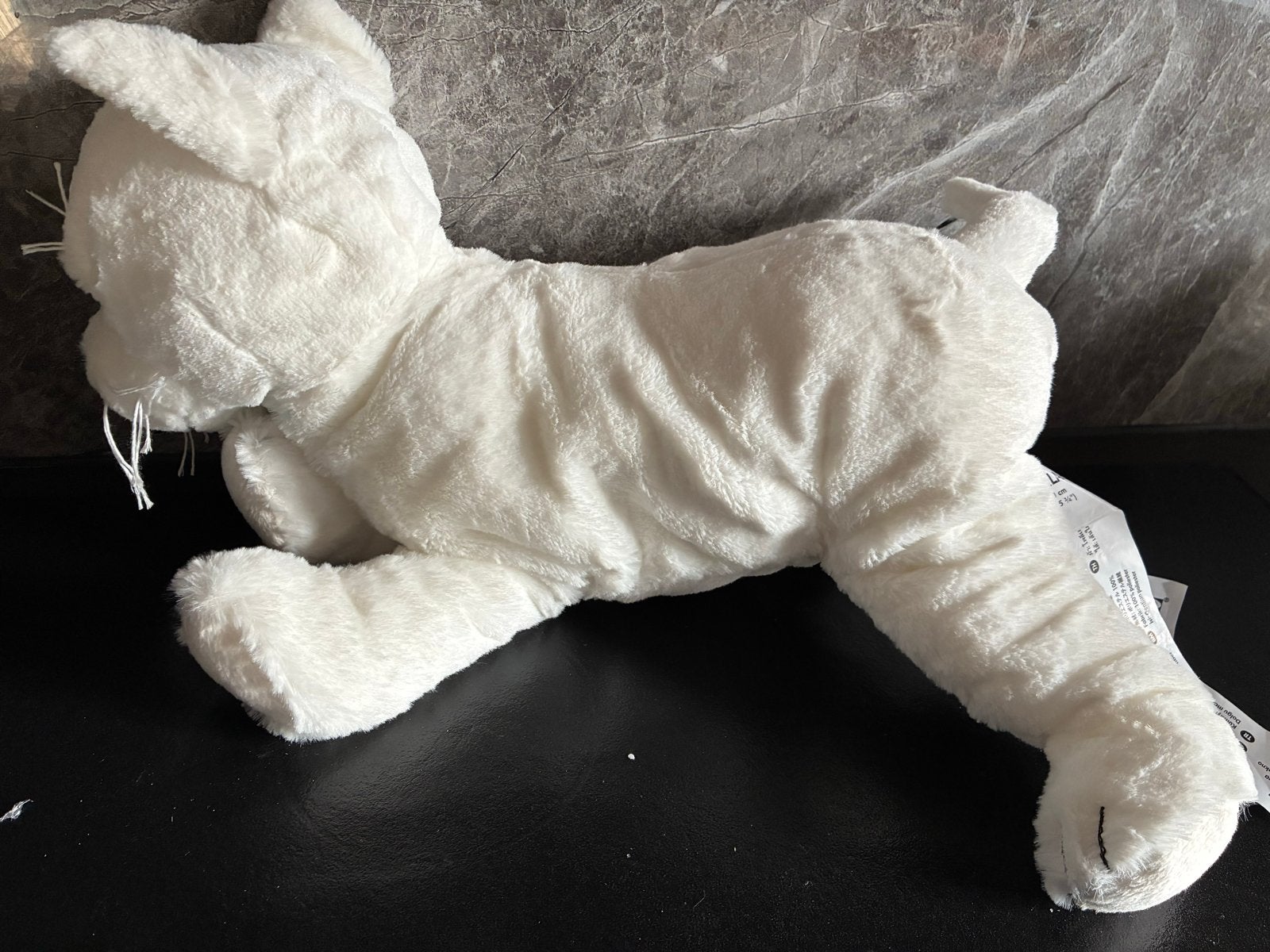 IKEA KLAPPAR terrier Knuffel Wit -  nieuw, IKEA, Ophalen of Verzenden, Zo goed als nieuw, Wit