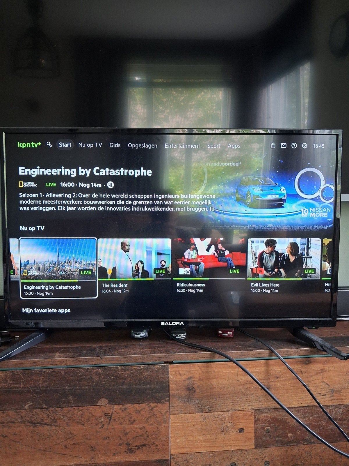 Salora 32inch led, Ophalen, 50 Hz, Overige merken