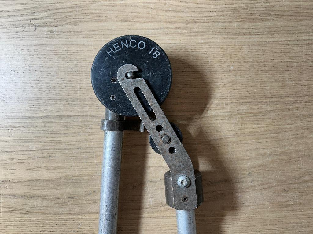 Henco 16 Buigijzer Buigtang, Ophalen of Verzenden, Gebruikt