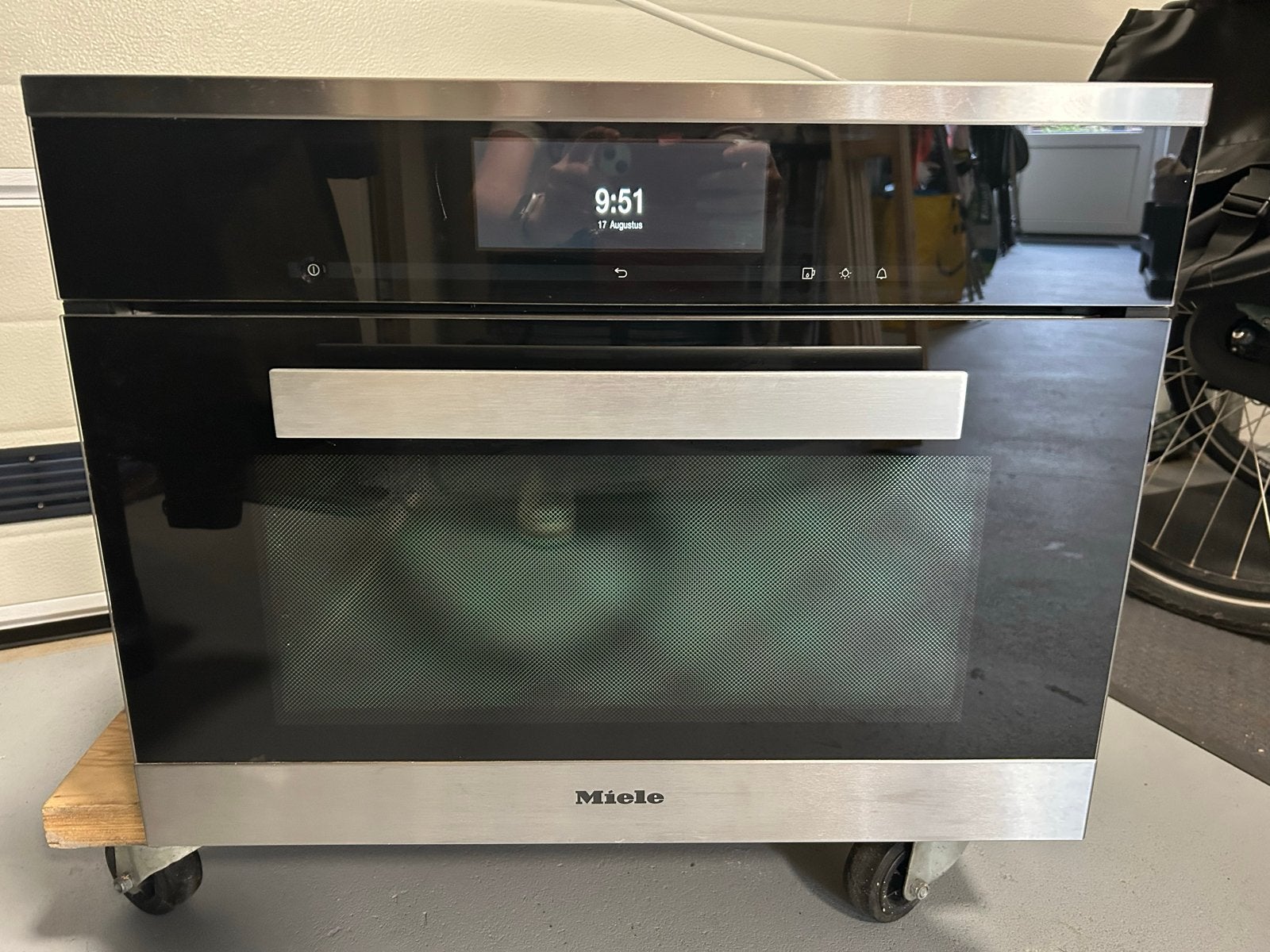 Miele DGC 6800 ED/CS/R01 Combi-stoomoven, Ophalen, 45 tot 50 cm, Gebruikt, Hete lucht