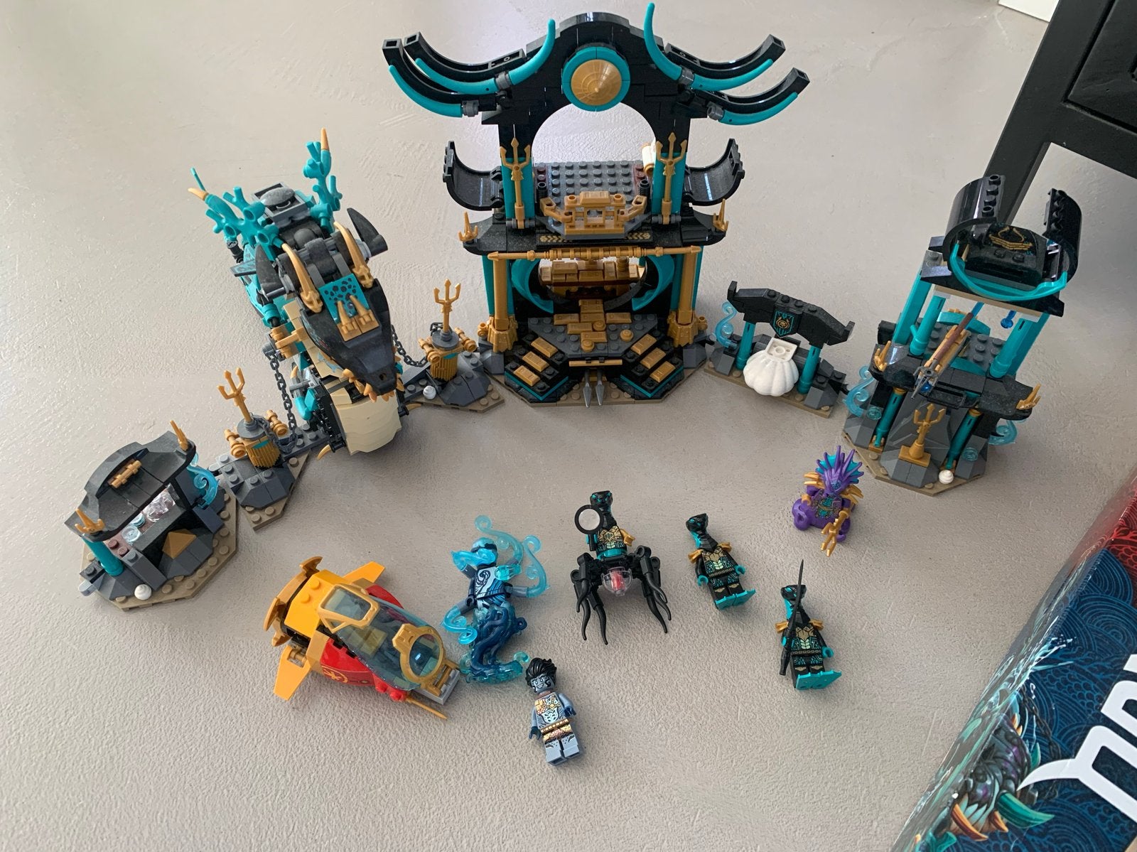 Lego Ninjago 71755 Tempel the endless sea compleet, Ophalen, Zo goed als nieuw