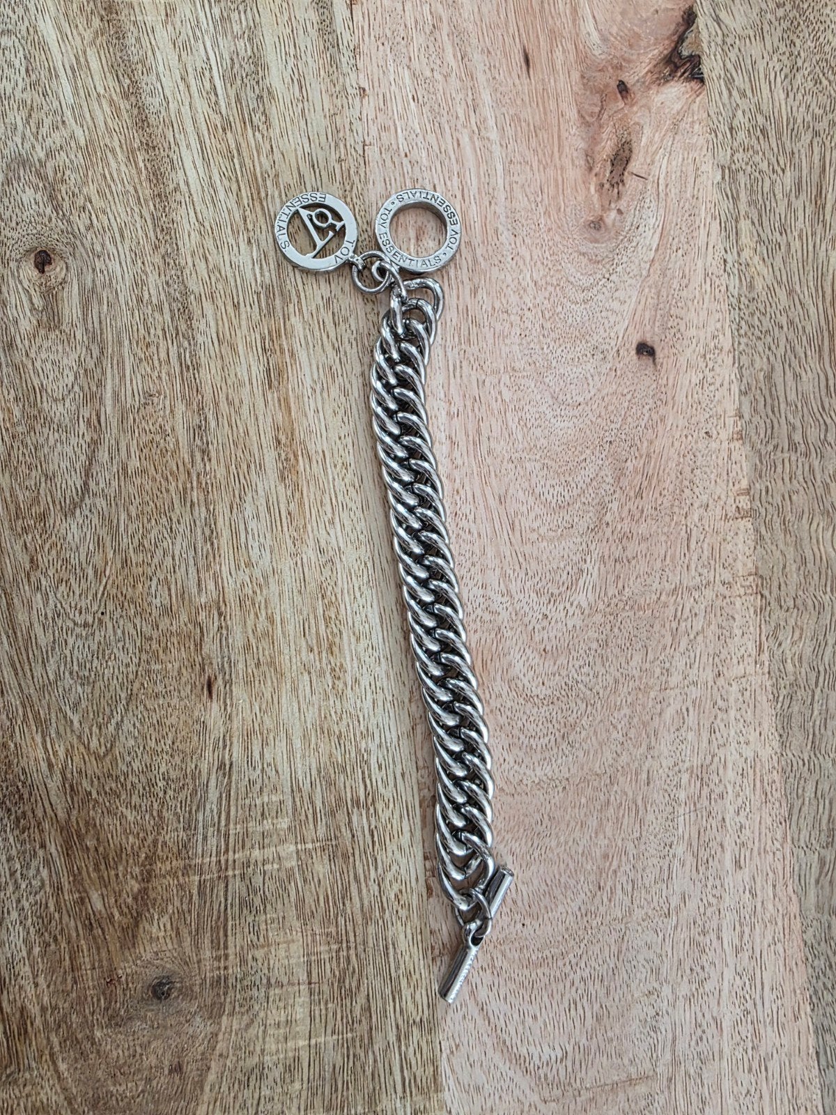 TOV essentials armband zilverkleurig, Ophalen of Verzenden, Zo goed als nieuw, Zilver, Staal