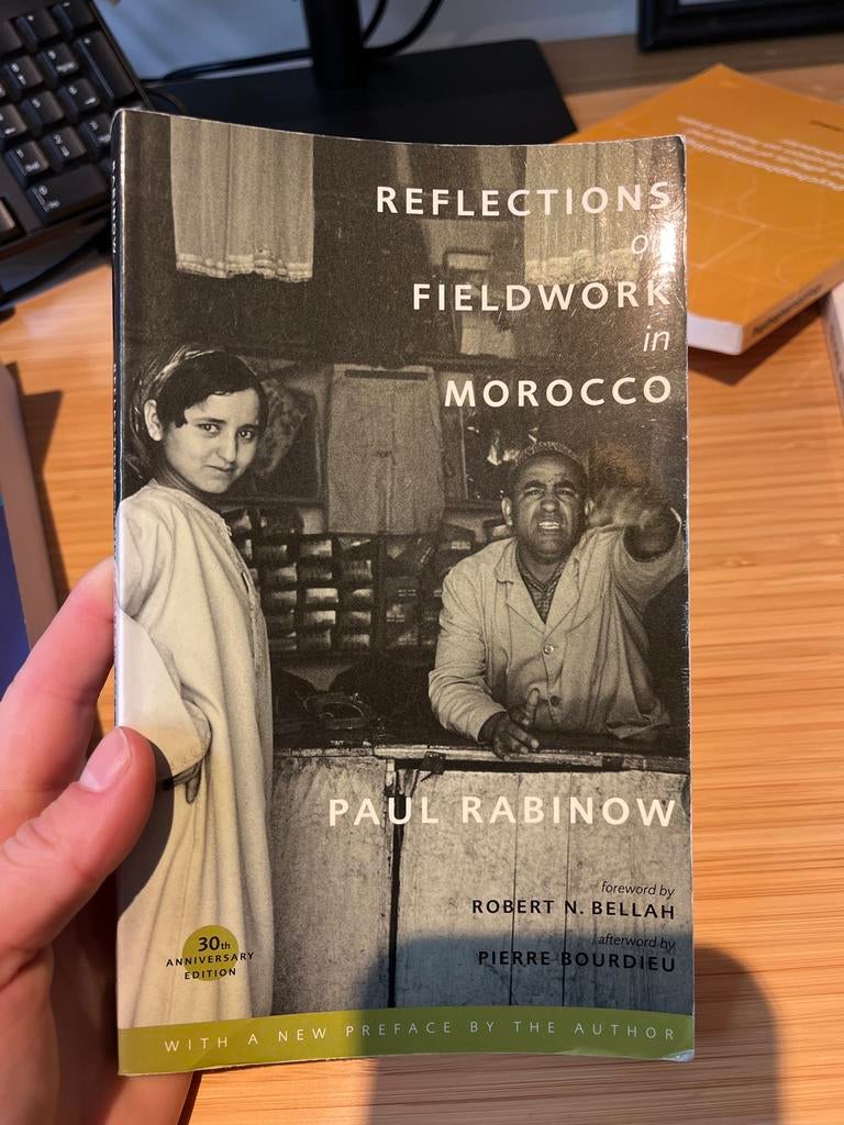 Studieboek Reflections on Fieldwork in Morocco, Ophalen, Gamma, Gelezen, WO