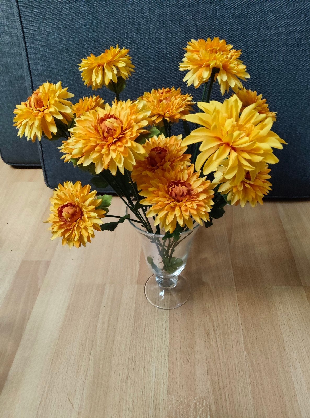 Bosje kunst chrysanten, Ophalen of Verzenden