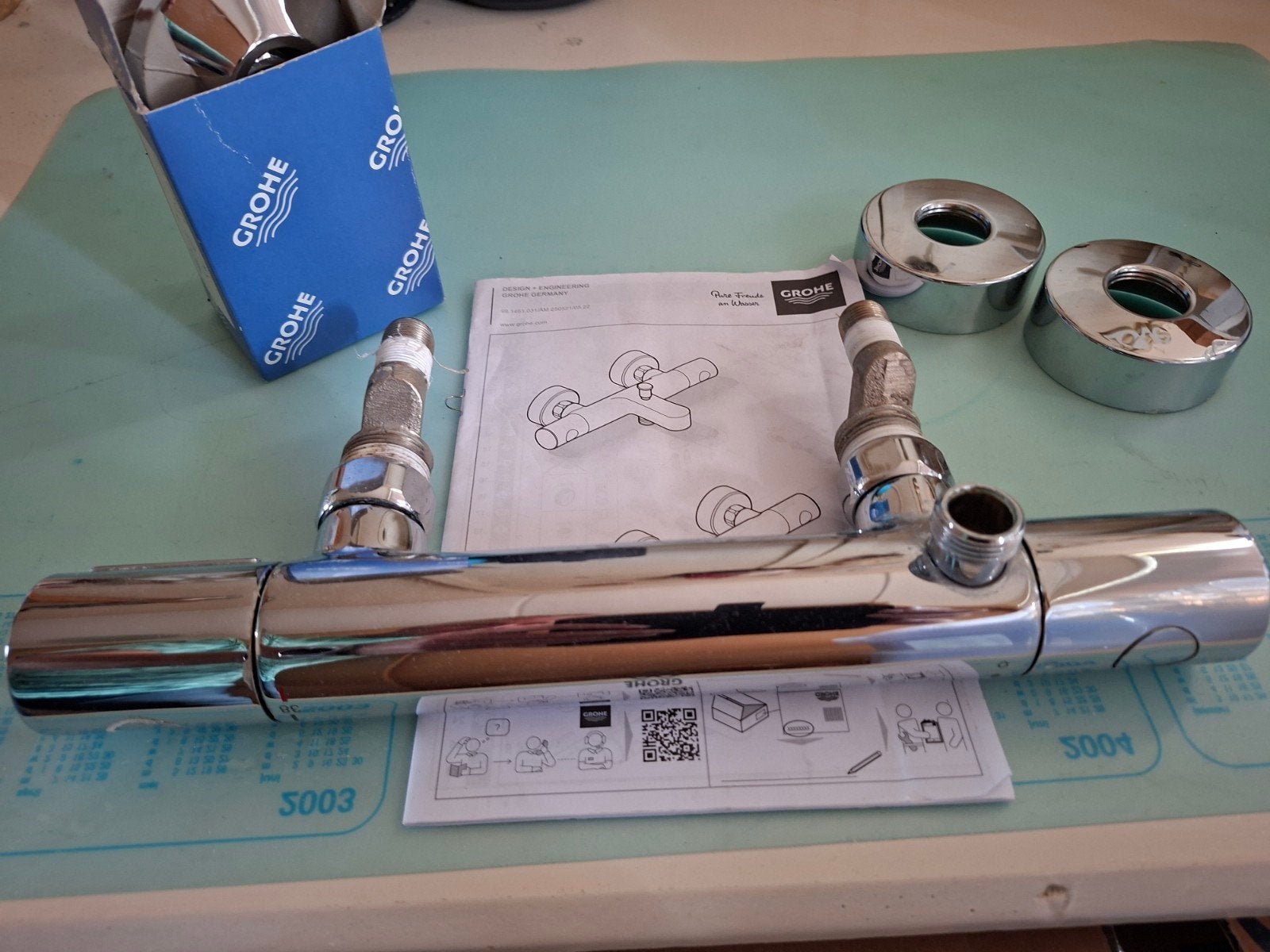 Grohe douchekraan chroom - Zo goed als nieuw, Doe-het-zelf en Verbouw, Ophalen, Zo goed als nieuw, Chroom, Douche