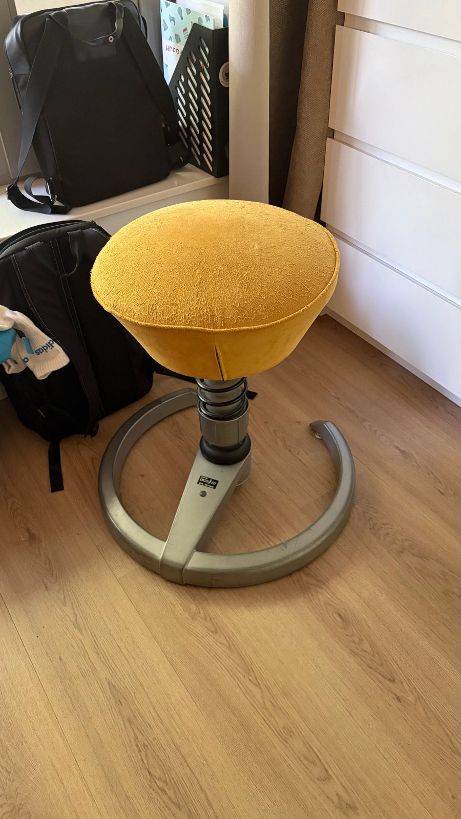 Ergo Zit ergonomische kruk - Geel, Ophalen, Gebruikt, Overige materialen