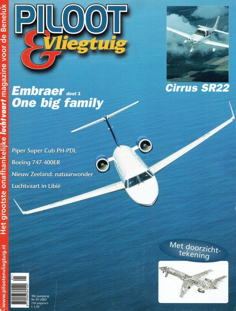 Piloot & Vliegtuig 2003 nr. 1 (o.a. Boeing 747-400ER), Verzenden, Gelezen, Vliegtuig
