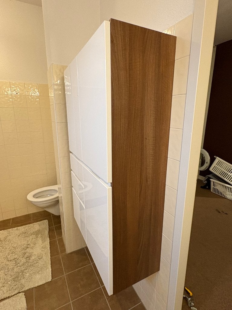 badkamerkastje 2 st kvik, Huis en Inrichting, (Half)hoge kast, Verzenden, 50 tot 100 cm, Zo goed als nieuw