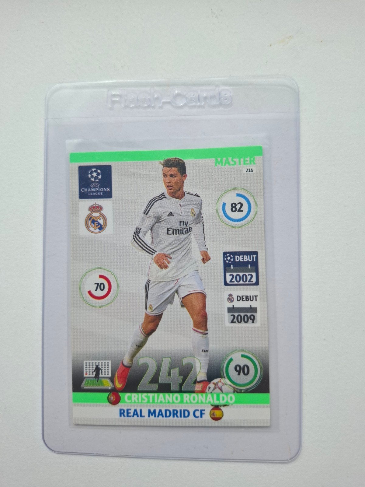 Cristiano Ronaldo Panini Adrenalyn XL 2014-2015, Ophalen of Verzenden, Zo goed als nieuw, Buitenlandse clubs, Spelerskaart