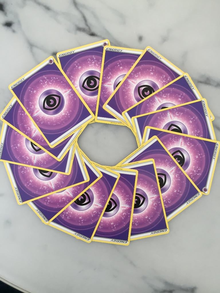 15 Psychic Energy's(Handig voor het spel), Ophalen of Verzenden, Nieuw, Starterdeck