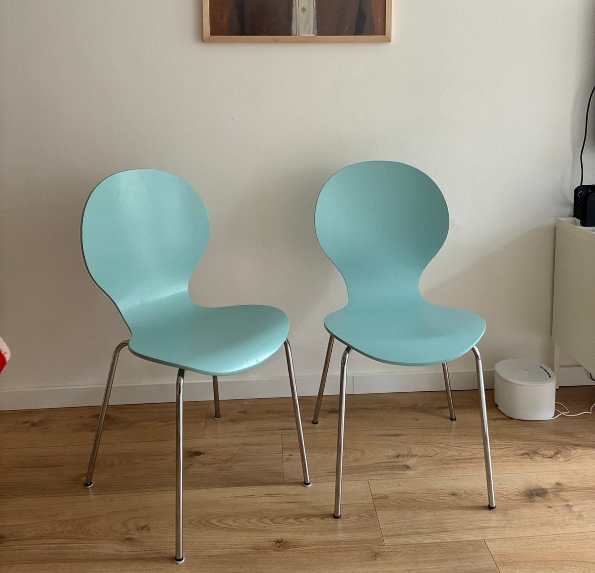 2x Vlinderstoel, Ophalen, Zo goed als nieuw, Blauw, Twee
