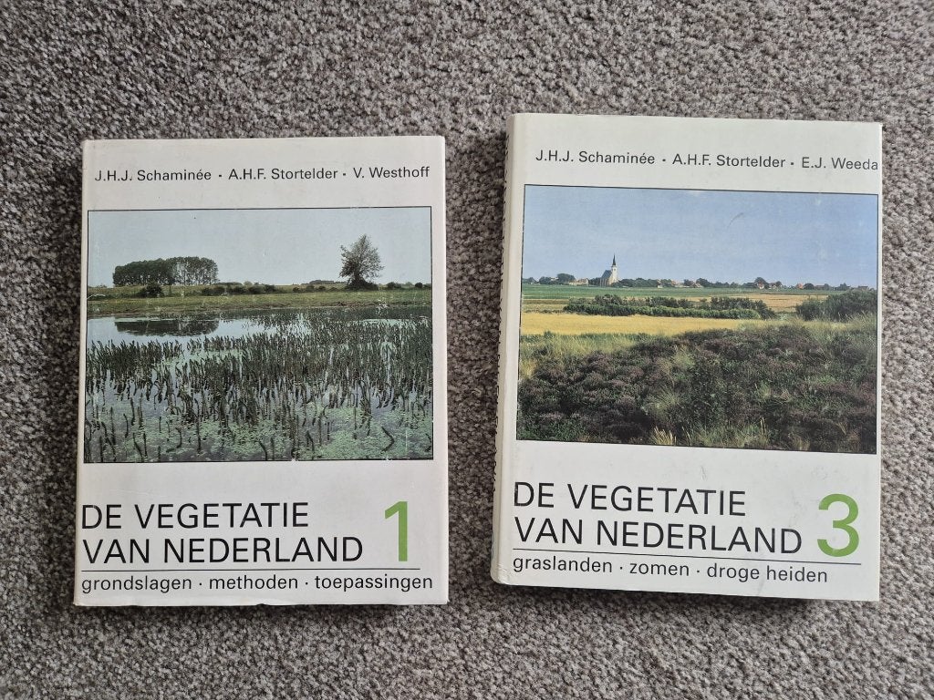 Vegetatie van Nederland deel 1 en 3, Boeken, Ophalen of Verzenden, Zo goed als nieuw, Bloemen, Planten en Bomen