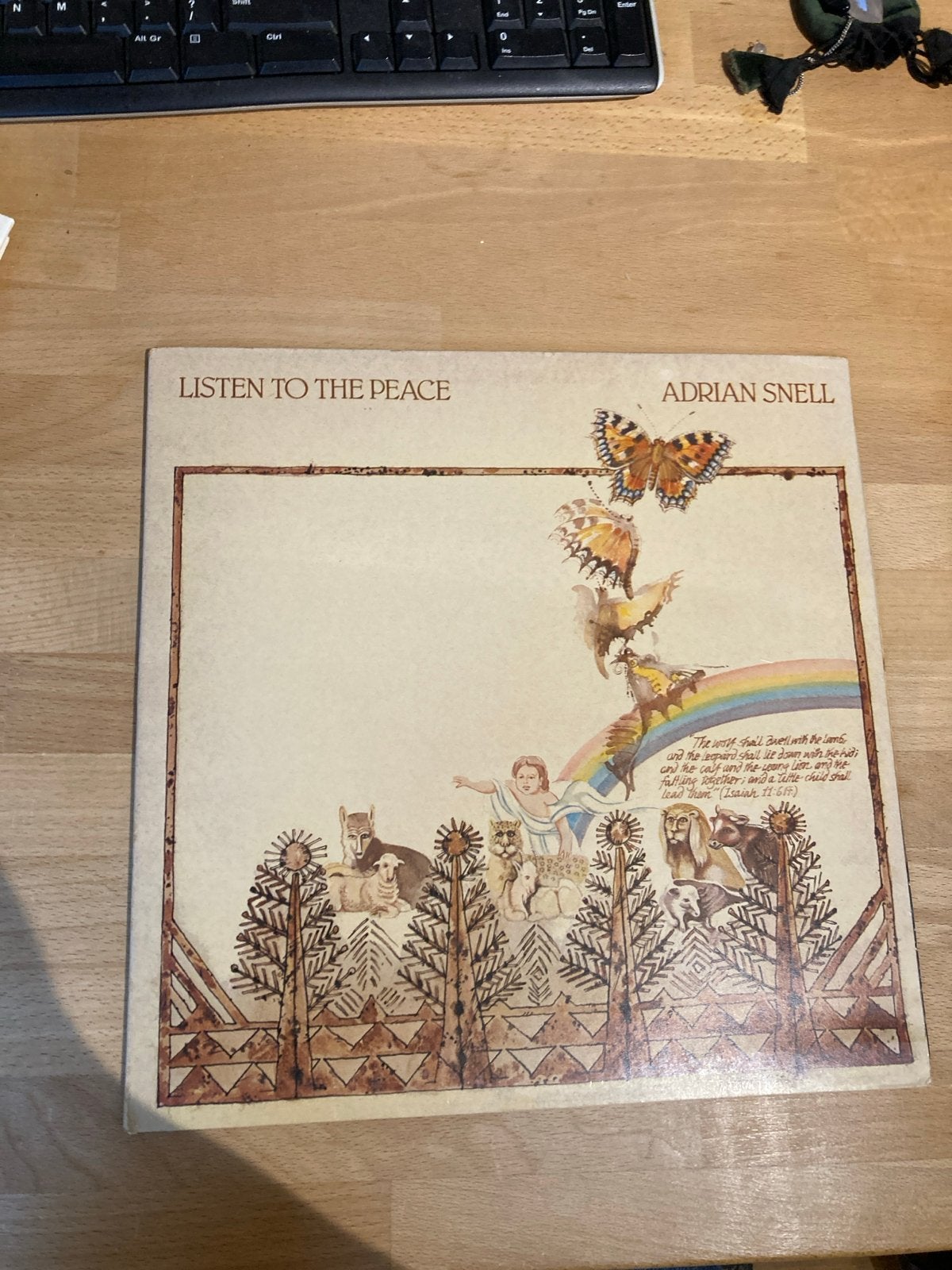Adrian Snell - Listen to the Peace LP (1978), Cd's en Dvd's, LP, Gebruikt, Pop, Ophalen of Verzenden