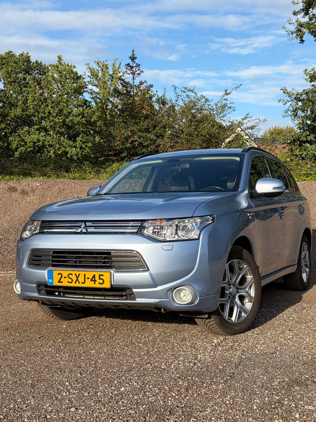 Mitsubishi Outlander nieuwe accu 2.0 L Phev 203pk 4WD CVT 5P, Auto's, 1998 cc, Outlander, Zwart, 4 cilinders